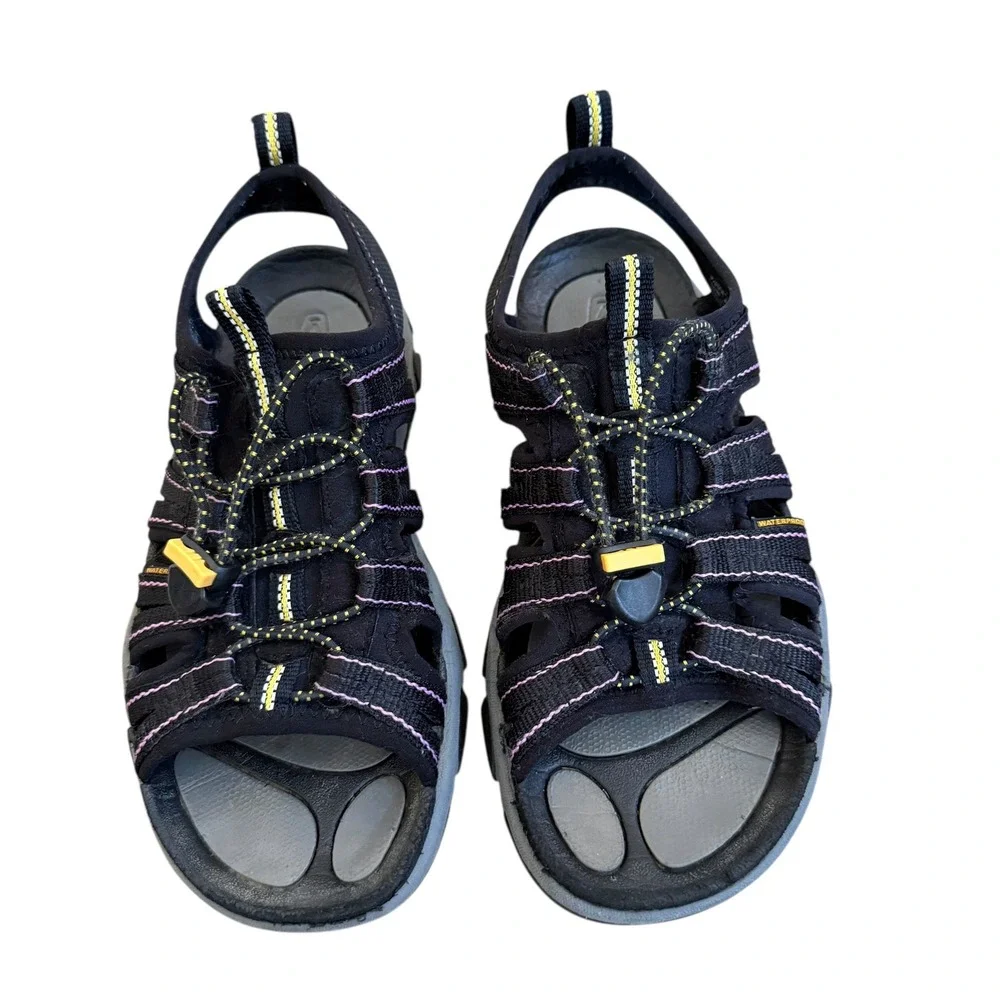 Keen Womens Black Purple Waterproof Hiking Water Sandals Shoes 1012229 6.5 - Picture 2 of 8
